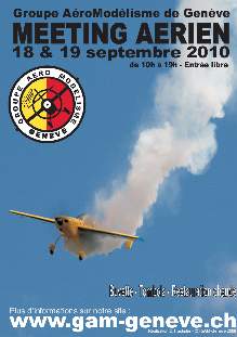 GAM Genève Meeting annuel du GAM Geneve : 18 & 19 septembre 2010